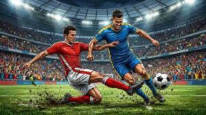 Jugadores de Canadá y Bosnia disputan el balón en un intenso partido del Mundial 2026.