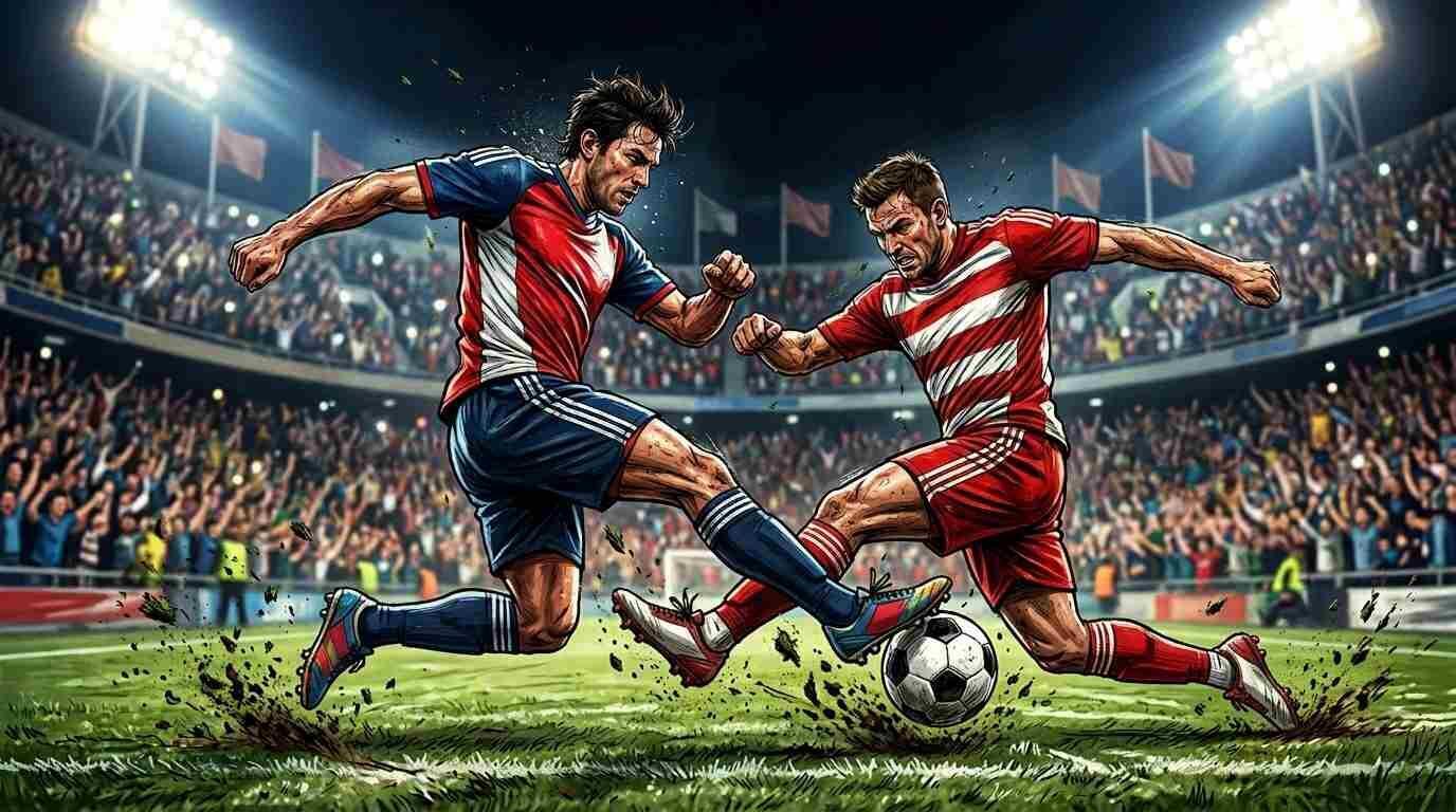 Estados Unidos y Paraguay disputan el balón en un vibrante duelo del Mundial 2026.