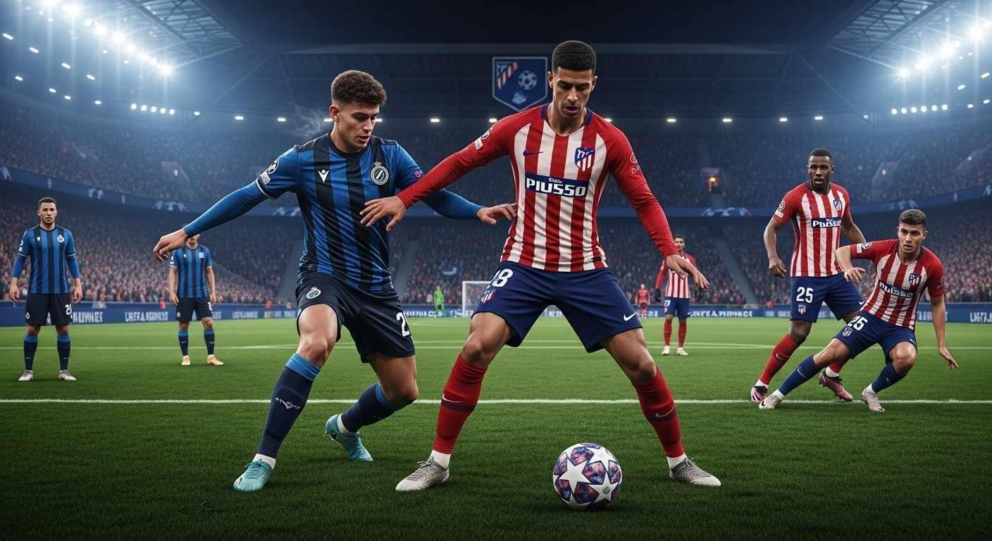Previa Club Brujas vs Atlético Madrid en Champions League 2026