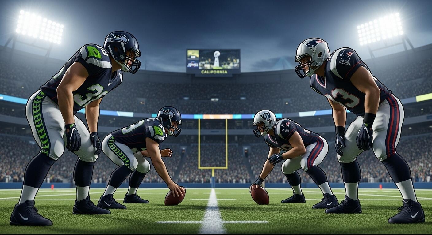 Seahawks y Patriots chocan en el Super Bowl LX