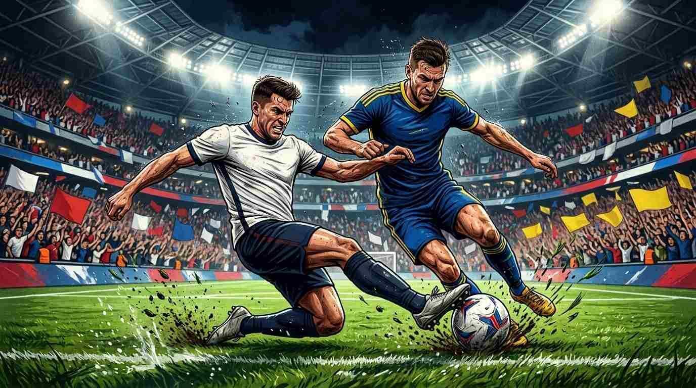 Jugadores de Estados Unidos y Bosnia-Herzegovina disputan un balón en el Mundial 2026.